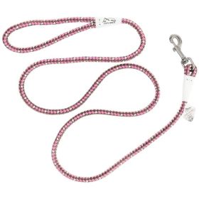 Coastal Pet K9 Explorer Reflective Braided Rope Snap Leash Rosebud