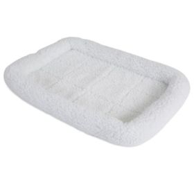 Precision Pet SnooZZy Pet Bed Original Bumper Bed - White - Large (35"L x 21.5"W)