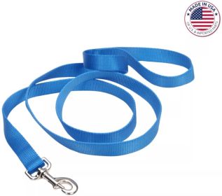 Coastal Pet Single-Ply Nylon Dog Leash Blue Lagoon