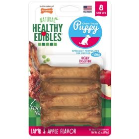 Nylabone Healthy Edibles DHA Omega-3 Puppy - Lamb & Apples Flavor - Petite (8 Pack)