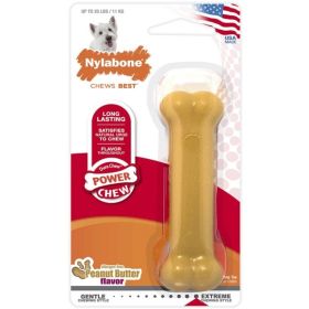 Nylabone Dura Chew Dog Bone - Peanut Butter Flavor - Regular