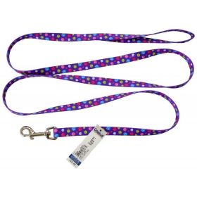 Pet Attire Styles Nylon Dog Leash - Special Paw - 6' Long x 5/8" Wide