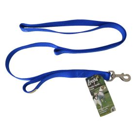 Coastal Pet Loops 2 Double Nylon Handle Leash Blue