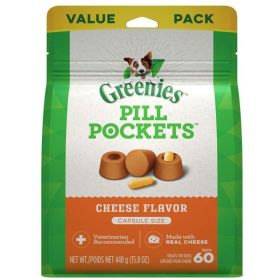 Greenies Pill Pockets Cheese Flavor Capsules - 60 count