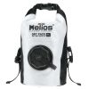 Dog Helios 'Grazer' Waterproof Outdoor Travel Dry Food Dispenser Bag - White