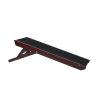 Adjustable Pet Ramp; Folding Portable Wooden Dog Cat Ramp; Non-Slip Paw Traction Mat Dog Step for Car; SUV; Bed; Couch; Adjustable Height from 10" to