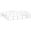 Dog Kennel Silver 269.1 ftÂ¬â‰¤ Steel