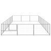 Dog Kennel Silver 290.6 ftÂ¬â‰¤ Steel