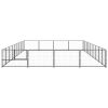 Dog Kennel Black 387.5 ftÂ¬â‰¤ Steel