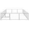 Dog Kennel Silver 266.0 ftÂ¬â‰¤ Steel