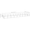 Dog Kennel Silver 290.6 ftÂ¬â‰¤ Steel