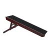 Adjustable Pet Ramp; Folding Portable Wooden Dog Cat Ramp; Non-Slip Paw Traction Mat Dog Step for Car; SUV; Bed; Couch; Adjustable Height from 10" to