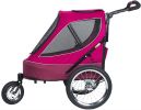 Petique All Terrain Pet Jogger Stroller for Dogs and Cats Berry