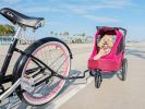 Petique All Terrain Pet Jogger Stroller for Dogs and Cats Berry