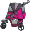 Petique Durable Pet Stroller Razzberry