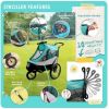 Petique Trailblazer Pet Jogger Neptune