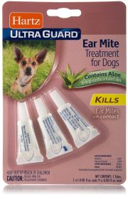 Hartz UltraGuard Ear Mite Treatment for Dogs (3 count: 3 count Hartz UltraGuard Ear Mite Treatment for Dogs)