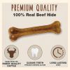 Cadet Premium Grade Pressed Beef Hide Bone 6.5 Inch