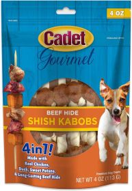 Cadet Gourmet Beef Hide Shish Kabobs (4 oz: 4 oz Cadet Gourmet Beef Hide Shish Kabobs)