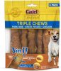 Cadet Gourmet Pork Hide Triple Chews with Chicken and Sweet Potato