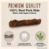 Cadet Gourmet Pork Hide Triple Chews with Duck and Apple