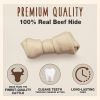 Cadet Premium Grade Beef Hide Knotted Bones 4 Inch