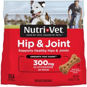 Nutri-Vet Hip and Joint Biscuits for Dogs Extra Strength (18 lb (3 x 6 lb): 18 lb (3 x 6 lb) Nutri-Vet Hip and Joint Biscuits for Dogs Extra Strength)