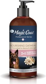 Magic Coat Professional Series Nourishing Oatmeal 2 In 1 Dog Shampoo and Conditioner (16 oz: 16 oz Magic Coat Professional Series Nourishing Oatmeal 2 In 1 Dog Shampoo and Conditioner)