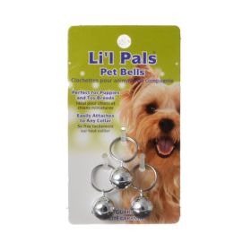 Lil Pals Pet Bells Silver for Puppies and Toy Dog Breeds (18 count (6 x 3 ct): 18 count (6 x 3 ct) Lil Pals Pet Bells Silver for Puppies and Toy Dog Breeds)