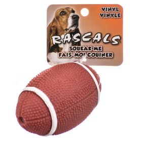 Coastal Pet Rascals Vinyl Football Dog Toy (6 count: 6 count Coastal Pet Rascals Vinyl Football Dog Toy)