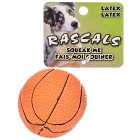 Coastal Pet Rascals Latex Basketball Dog Toy (12 count: 12 count Coastal Pet Rascals Latex Basketball Dog Toy)