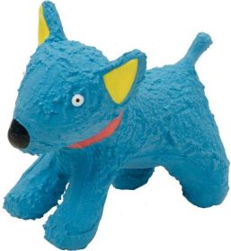 Lil Pals Latex Blue Dog Toy (3 count: 3 count Lil Pals Latex Blue Dog Toy)