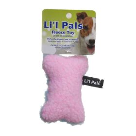 Lil Pals Fleecy Plush Dog Bone Toy (6 count: 6 count Lil Pals Fleecy Plush Dog Bone Toy)