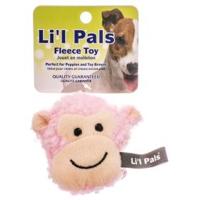 Lil Pals Fleece Monkey Dog Toy (12 count: 12 count Lil Pals Fleece Monkey Dog Toy)