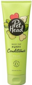 Pet Head Mucky Pup Puppy Conditioner Pear with Chamomile (25.2 oz (3 x 8.4 oz): 25.2 oz (3 x 8.4 oz) Pet Head Mucky Pup Puppy Conditioner Pear with Chamomile)