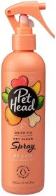 Pet Head Quick Fix Dry Clean Spray for Dogs Peach with Argan Oil (30.3 oz (3 x 10.1 oz): 30.3 oz (3 x 10.1 oz) Pet Head Quick Fix Dry Clean Spray for Dogs Peach with Argan Oil)