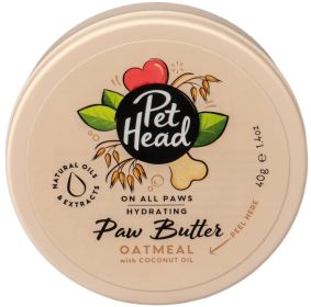 Pet Head Hydrating Paw Butter for Dogs Oatmeal with Coconut Oil (4.2 oz (3 x 1.4 oz): 4.2 oz (3 x 1.4 oz) Pet Head Hydrating Paw Butter for Dogs Oatmeal with Coconut Oil)