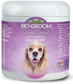 Bio Groom Super Cream Coat Conditioner Concentrate for Dogs (32 oz (4 x 8 oz): 32 oz (4 x 8 oz) Bio Groom Super Cream Coat Conditioner Concentrate for Dogs)