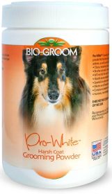 Bio Groom Pro-White Harsh Coat Grooming Powder for Dogs (64 oz (8 x 8 oz): 64 oz (8 x 8 oz) Bio Groom Pro-White Harsh Coat Grooming Powder for Dogs)