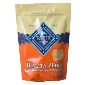 Blue Buffalo Health Bars Pumpkin and Cinnamon (96 oz (6 x 16 oz): 96 oz (6 x 16 oz) Blue Buffalo Health Bars Pumpkin and Cinnamon)