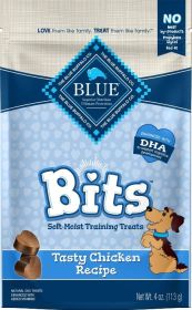 Blue Buffalo Blue Bits Training Treats Tasty Chicken (24 oz (6 x 4 oz): 24 oz (6 x 4 oz) Blue Buffalo Blue Bits Training Treats Tasty Chicken)