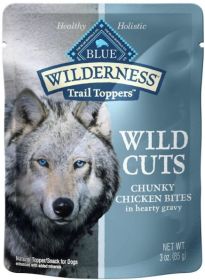 Blue Buffalo Wilderness Trail Toppers Wild Cuts Chicken in Gravy (9 oz (3 x 3 oz): 9 oz (3 x 3 oz) Blue Buffalo Wilderness Trail Toppers Wild Cuts Chicken in Gravy)