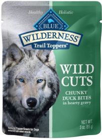 Blue Buffalo Wilderness Trail Toppers Wild Cuts Duck in Gravy (9 oz (3 x 3 oz): 9 oz (3 x 3 oz) Blue Buffalo Wilderness Trail Toppers Wild Cuts Duck in Gravy)