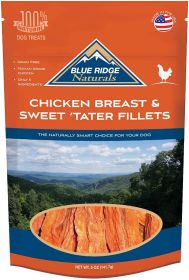 Blue Ridge Naturals Chicken Breast and Sweet Tater Fillets (60 oz (12 x 5 oz): 60 oz (12 x 5 oz) Blue Ridge Naturals Chicken Breast and Sweet Tater Fillets)