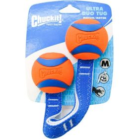 Chuckit Ultra Duo Tug Dog Toy Medium (4 count: 4 count Chuckit Ultra Duo Tug Dog Toy Medium)