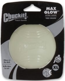 Chuckit Max Glow Ball for Dogs (X-Large - 6 count: X-Large - 6 count Chuckit Max Glow Ball for Dogs)