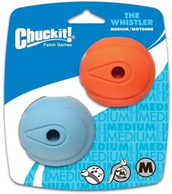 Chuckit The Whistler Ball Toy for Dogs (Medium - 18 count: Medium - 18 count Chuckit The Whistler Ball Toy for Dogs)