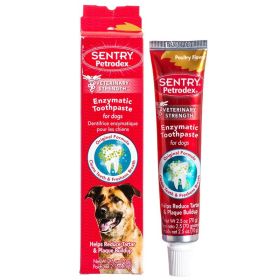 Sentry Petrodex Enzymatic Toothpaste for Dogs Poultry Flavor (12 count (12 x 2.5 oz): 12 count (12 x 2.5 oz) Sentry Petrodex Enzymatic Toothpaste for Dogs Poultry Flavor)