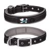 Pet dog collar; diving cloth reflective nylon collar; medium and large dog collar