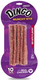 Dingo Munchy Stix with Real Chicken (120 count (12 x 10 ct): 120 count (12 x 10 ct) Dingo Munchy Stix with Real Chicken)